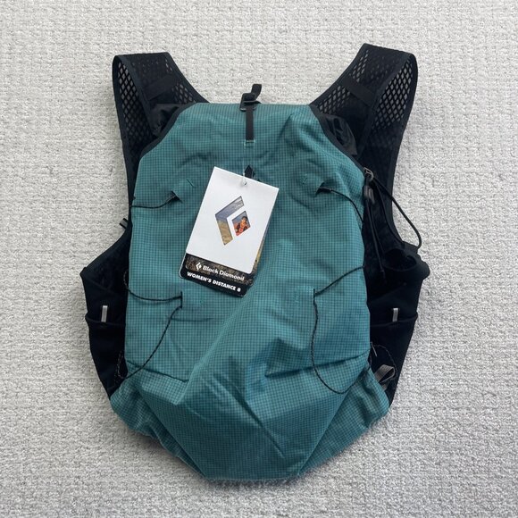 Black Diamond Distance 8 Backpack Women’s Sz L Blue UL Lightweight Hiking Trail - Picture 1 of 12